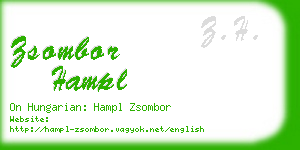 zsombor hampl business card